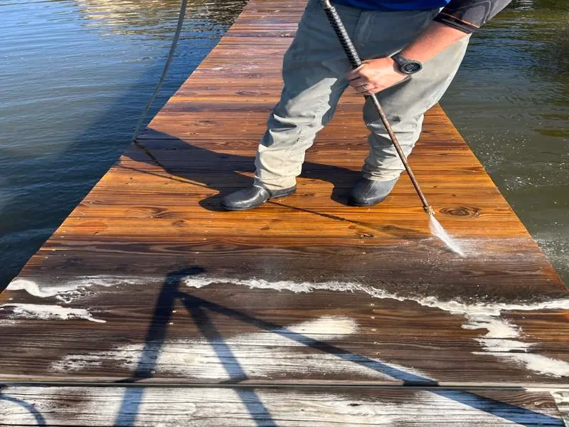 Deck cleaning Columbia SC - professional deck washing and restoration services